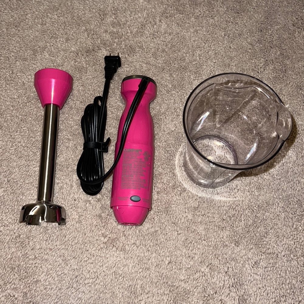 Never used Pink Immersion Blender - Cuisinart